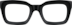 Premium Square Sunglasses 114621 in Black