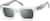 Angle view of Square Sunglasses 114623 in Clear thumbnail