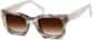 Angle view of Square Sunglasses 114639 in Blush Pattern thumbnail