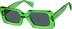 Premium Rectangle Sunglasses 114924 in Green