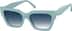 Premium Rectangle Sunglasses 115024 in Teal