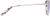 Side view of Square Sunglasses 1150317 in Purple thumbnail