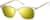 Angle view of Square Sunglasses 1150514 in Gold thumbnail