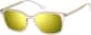 Angle view of Square Sunglasses 1150514 in Gold thumbnail