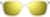 Front view of Square Sunglasses 1150514 in Gold thumbnail