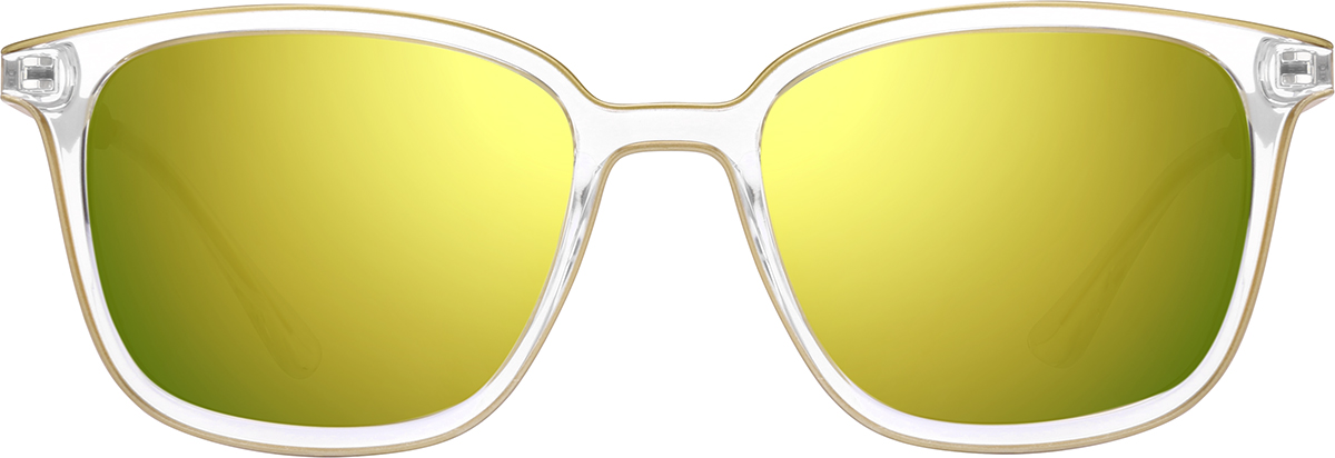 Gold Square Sunglasses