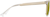 Side view of Square Sunglasses 1150514 in Gold thumbnail