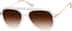Premium Aviator Sunglasses 1150833 in Cream