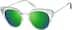 Round Sunglasses 1151011 in Silver
