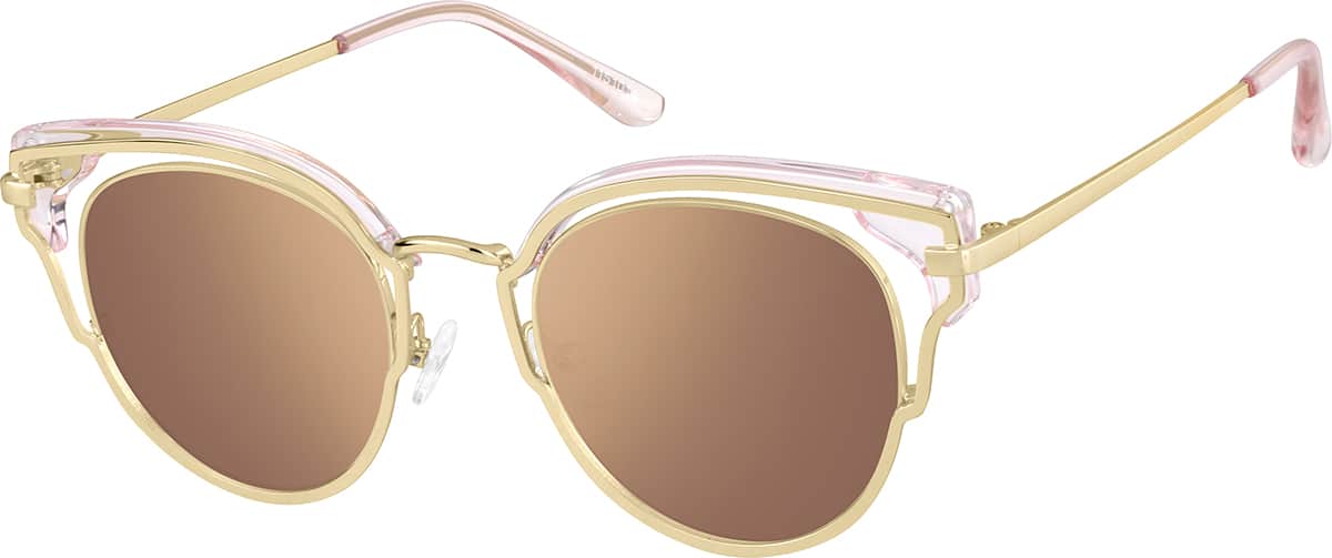 Silver Round Sunglasses #1151011 | Zenni Optical