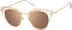 Round Sunglasses 1151014 in Gold