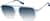 Angle view of Aviator Sunglasses 1151216 in Blue thumbnail