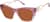 Angle view of Square Sunglasses 1151419 in Pink thumbnail
