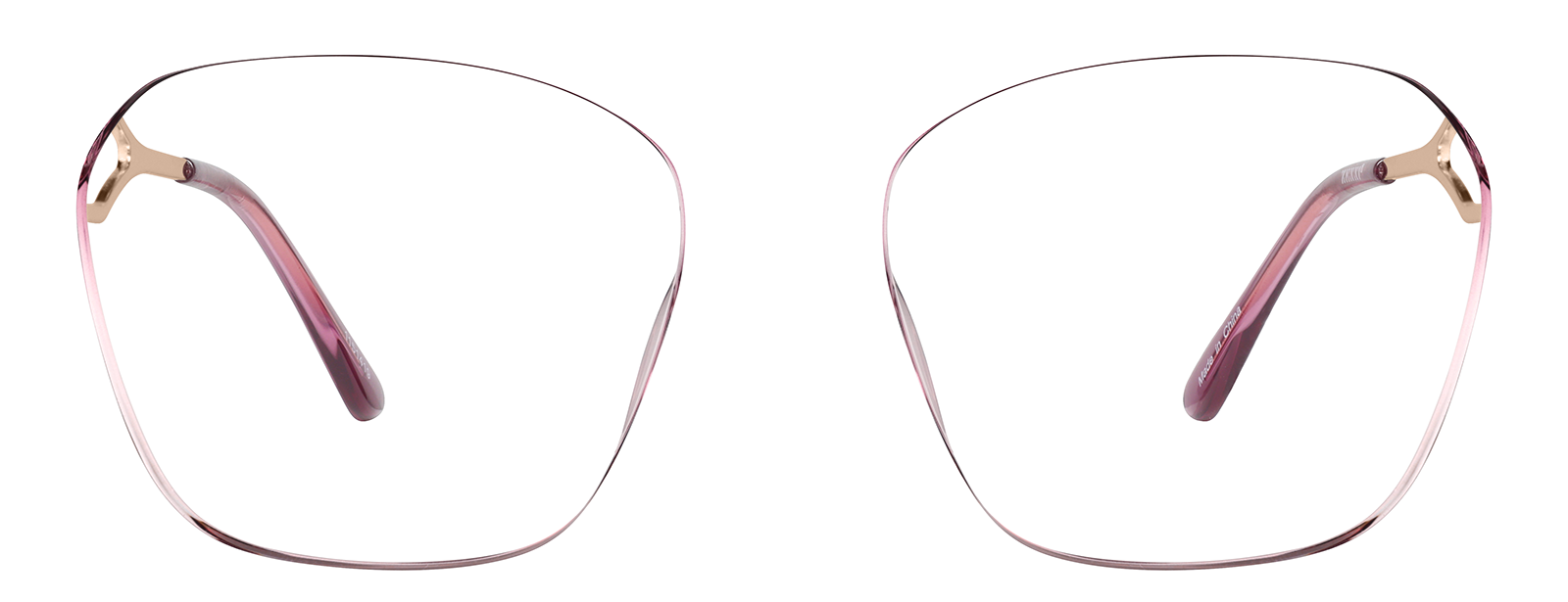 Pink Square Sunglasses #1151419 | Zenni Optical
