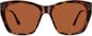 Front view of Square Sunglasses 1151425 in Tortoiseshell thumbnail