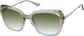 Angle view of Square Sunglasses 1151512 in Gray thumbnail