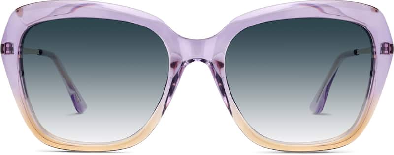 Purple Premium Square Sunglasses  