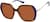 Angle view of Geometric Sunglasses 1151625 in Tortoiseshell thumbnail