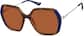 Angle view of Geometric Sunglasses 1151625 in Tortoiseshell thumbnail
