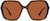 Front view of Geometric Sunglasses 1151625 in Tortoiseshell thumbnail
