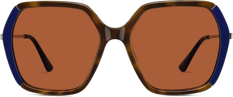 Tortoiseshell  Premium Geometric Sunglasses