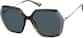 Angle view of Geometric Sunglasses 1151639 in Brown thumbnail