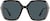 Front view of Geometric Sunglasses 1151639 in Brown thumbnail