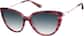 Angle view of Cat-Eye Sunglasses 1151717 in Magenta thumbnail