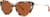 Angle view of Cat-Eye Sunglasses 1151735 in Ivory Tortoiseshell thumbnail