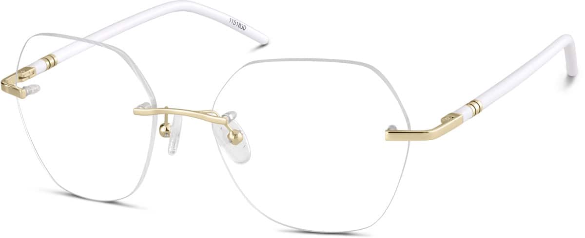 1pc Women's Retro Tr90 Non-prescription Glasses, Geometric