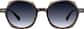 Front view of Round Sunglasses 1151915 in Brown thumbnail