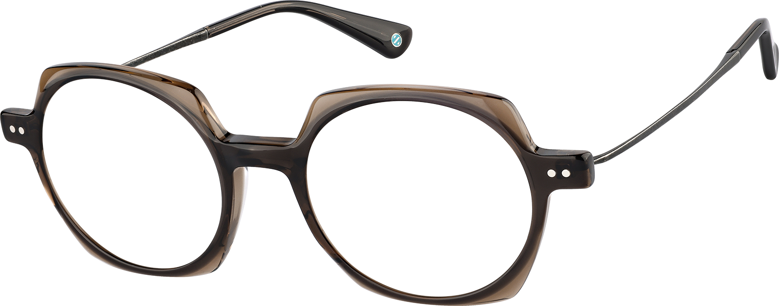 Gray Round Sunglasses #1151912 | Zenni Optical