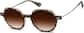 Angle view of Round Sunglasses 1151925 in Tortoiseshell thumbnail