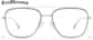 Front view of Aviator Glasses 1152112 in Gray and Silver thumbnail