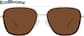 Front view of Aviator Sunglasses 1152115 in Brown thumbnail