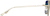 Side view of Aviator Sunglasses 1152116 in Blue thumbnail