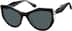 Cat-Eye Sunglasses 115221 in Black