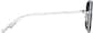 Side view of Aviator Sunglasses 1152216 in Blue thumbnail