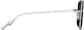 Side view of Aviator Sunglasses 1152221 in Black thumbnail