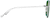 Side view of Aviator Sunglasses 1152224 in Green thumbnail
