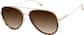 Angle view of Aviator Sunglasses 1152225 in Tortoiseshell thumbnail