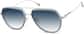 Angle view of Aviator Sunglasses 1152312 in Gray thumbnail