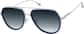 Angle view of Aviator Sunglasses 1152316 in Blue thumbnail