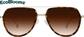 Front view of Aviator Sunglasses 1152325 in Tortoiseshell thumbnail