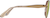Side view of Aviator Sunglasses 1152615 in Brown thumbnail