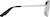 Side view of Aviator Sunglasses 1152712 in Gray thumbnail