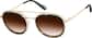 Angle view of Round Sunglasses 1152725 in Tortoiseshell thumbnail