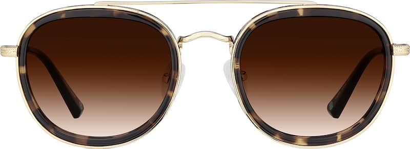 Tortoiseshell Aviator Sunglasses