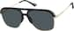 Angle view of Aviator Sunglasses 1152821 in Black thumbnail