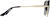 Side view of Aviator Sunglasses 1152821 in Black thumbnail